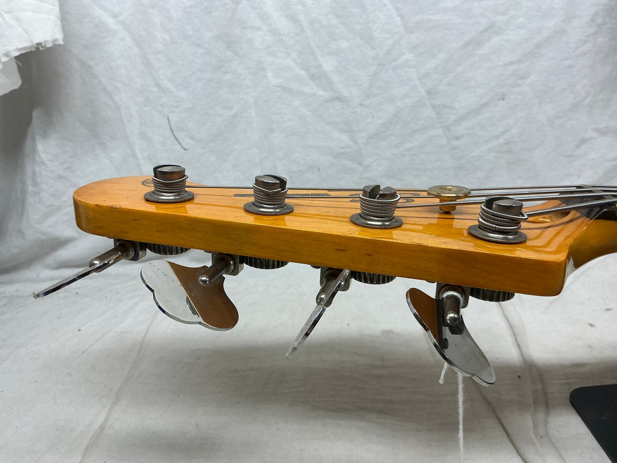 SX Vintage Series J-Style 34" Scale Length Electric Bass - 3 Tone Sunburst