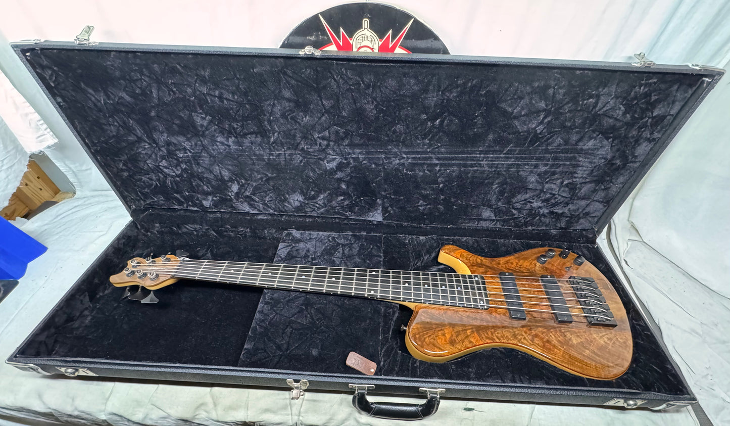 Brubaker K-6B k6b Custom Singlecut 6-string Bass with Case 2003