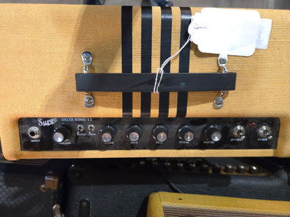 Supro 1822R Delta King 12 15-Watt 1x12" Guitar Combo 2021 - Present - Tweed / Black Stripes - Local Pickup Only