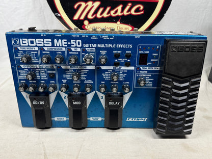 Boss ME-50 me50 Guitar Multi-Effects Preamp Pedal