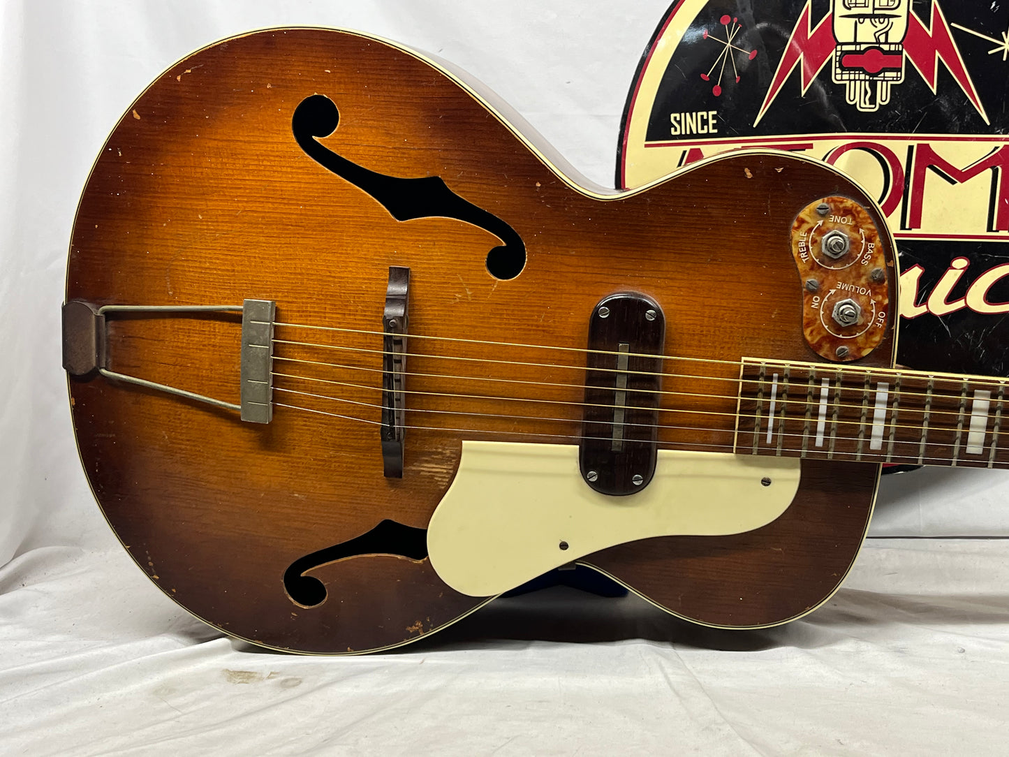 Kay Vintage Sherwood Deluxe Archtop Hollow Body Electric Guitar