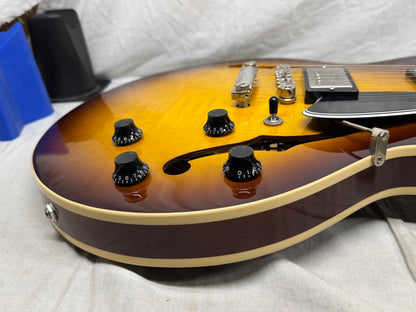 Heritage H-535 h535 Semi-Hollowbody Guitar with Case 2021 - Original Sunburst