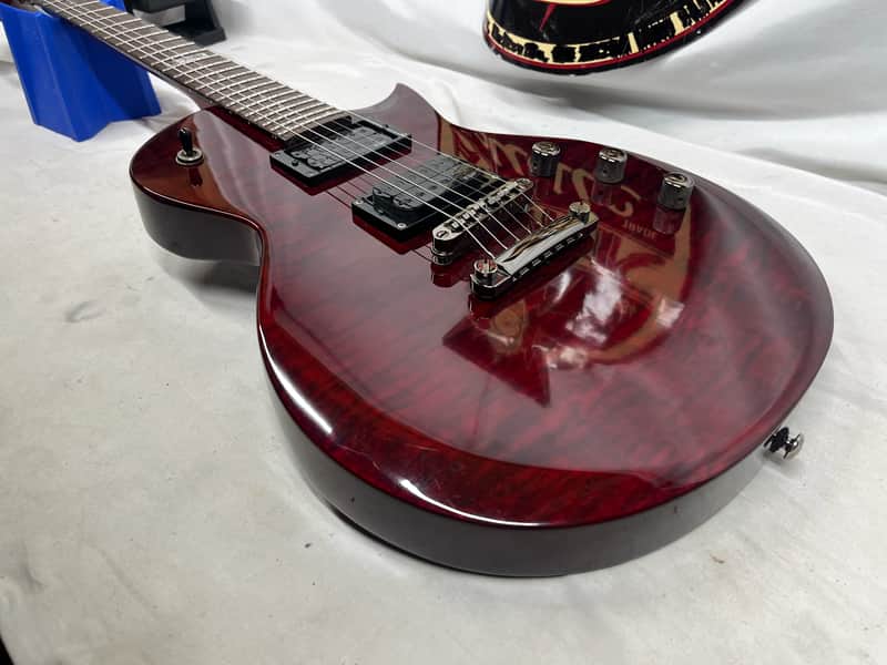 ESP LTD EC-100QM Singlecut HH Electric Guitar - Image 19