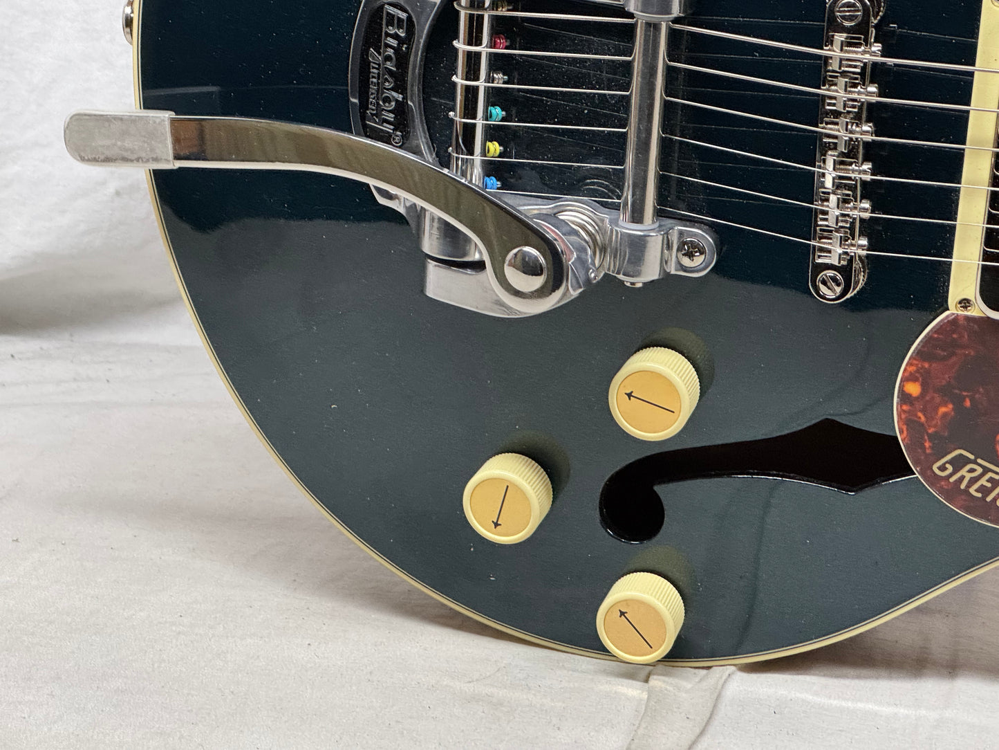 Gretsch G2655T-P90 Streamliner Center Block Jr. Double-Cut P90 Guitar with Bigsby + Case 2021 - Two-Tone Midnight Sapphire