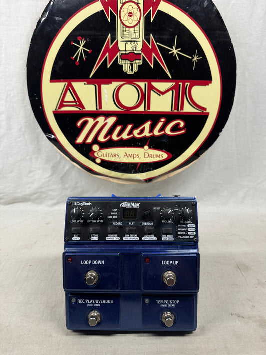 DigiTech JML2 JamMan jam man Stereo Phrase Looper Looping Pedal with Power Supply