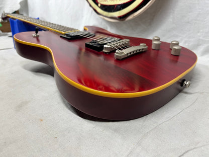 Squier Master Series Chambered Telecaster Electric Guitar 2005 - Crimson Red Transparent