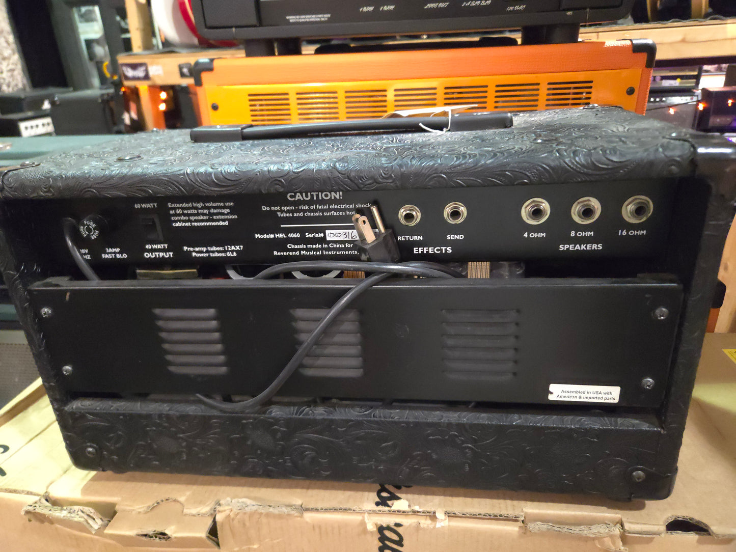 Reverend Hellhound 40/60 Head 2002 - Local Pickup Only