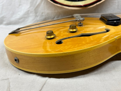 Gibson ES-225T es225t Thinline Hollowbody Singlecut Guitar with Epiphone Case 1957 - Natural - Local Pickup Only