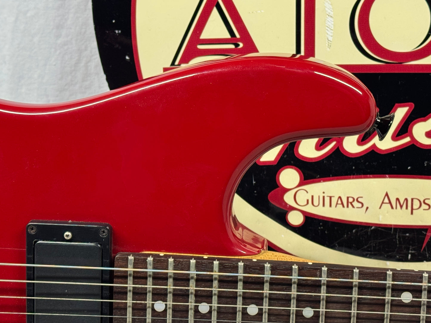 Jackson USA Custom Shop Dinky HH Guitar with Case - Red