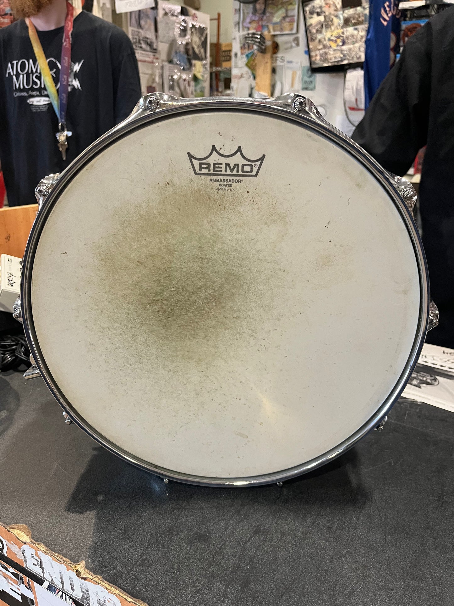 Yamaha Recording Custom RLS-1470 Stainless Steel Snare Drum 14"x7"