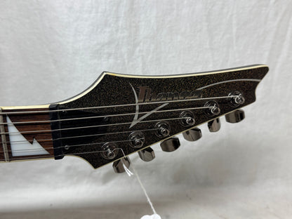 Ibanez X Xiphos Series XPT700FN xpt700 xpt 700 fn Guitar with Case - crack in body - Rusty Glitter Flat - sanded off in most areas - 2008