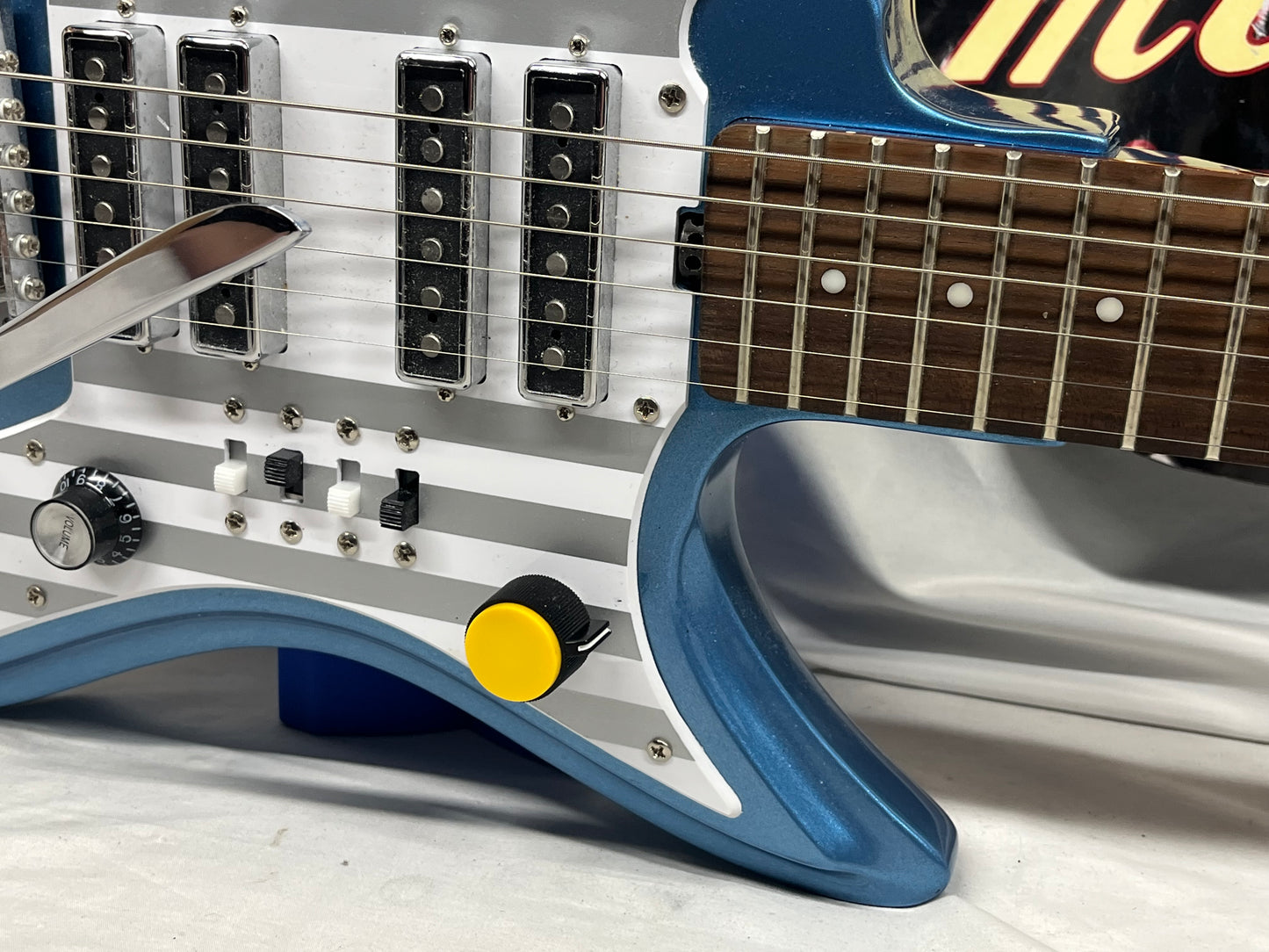 Eastwood Ichiban SharkFin K4L Doublecut Electric Guitar - Nut has been Raised!
