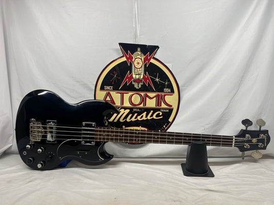 Epiphone Elite EB-3 4-String Doublecut Electric Bass - Black - NUT HAS BEEN RAISED