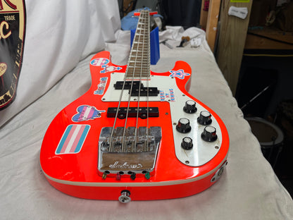 Jackson X Series Concert Bass CBXNT DX IV 4-String Electric Bass - Rocket Red