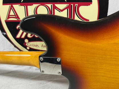 Fender Bass VI 6-string Bass with Case - MIJ Made In Japan 1996 - 3-Color Sunburst / Rosewood fingerboard