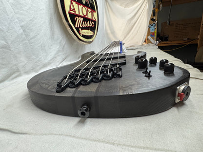 Ibanez BTB Series BTB806MS-TGF 6-string Multiscale Bass with Soft Case 2022 - Transparent Gray Flat