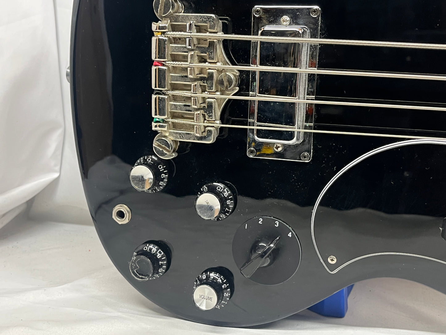 Epiphone Elite EB-3 4-String Doublecut Electric Bass - Black - NUT HAS BEEN RAISED