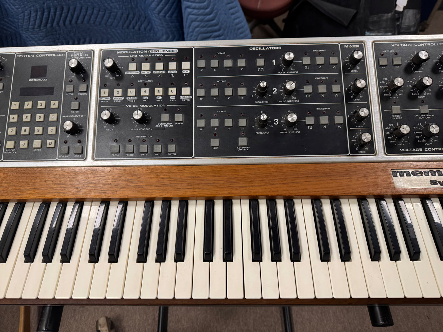 Moog Model 345A Memorymoog Plus memorymoog+ Polyphonic Synthesizer Keyboard - Local Pickup Only