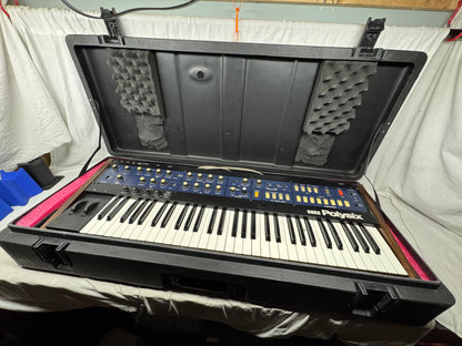 Korg PS-6 ps6 Polysix poly six 6-Voice Analog Synthsizer 61-Key Keyboard with SKB Case 1980s - Local Pickup Only