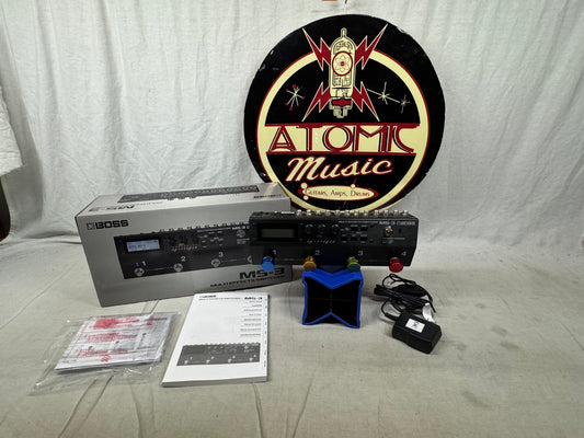 Boss MS-3 ms3 Multi-Effects Switcher Pedal with Power Supply + Box