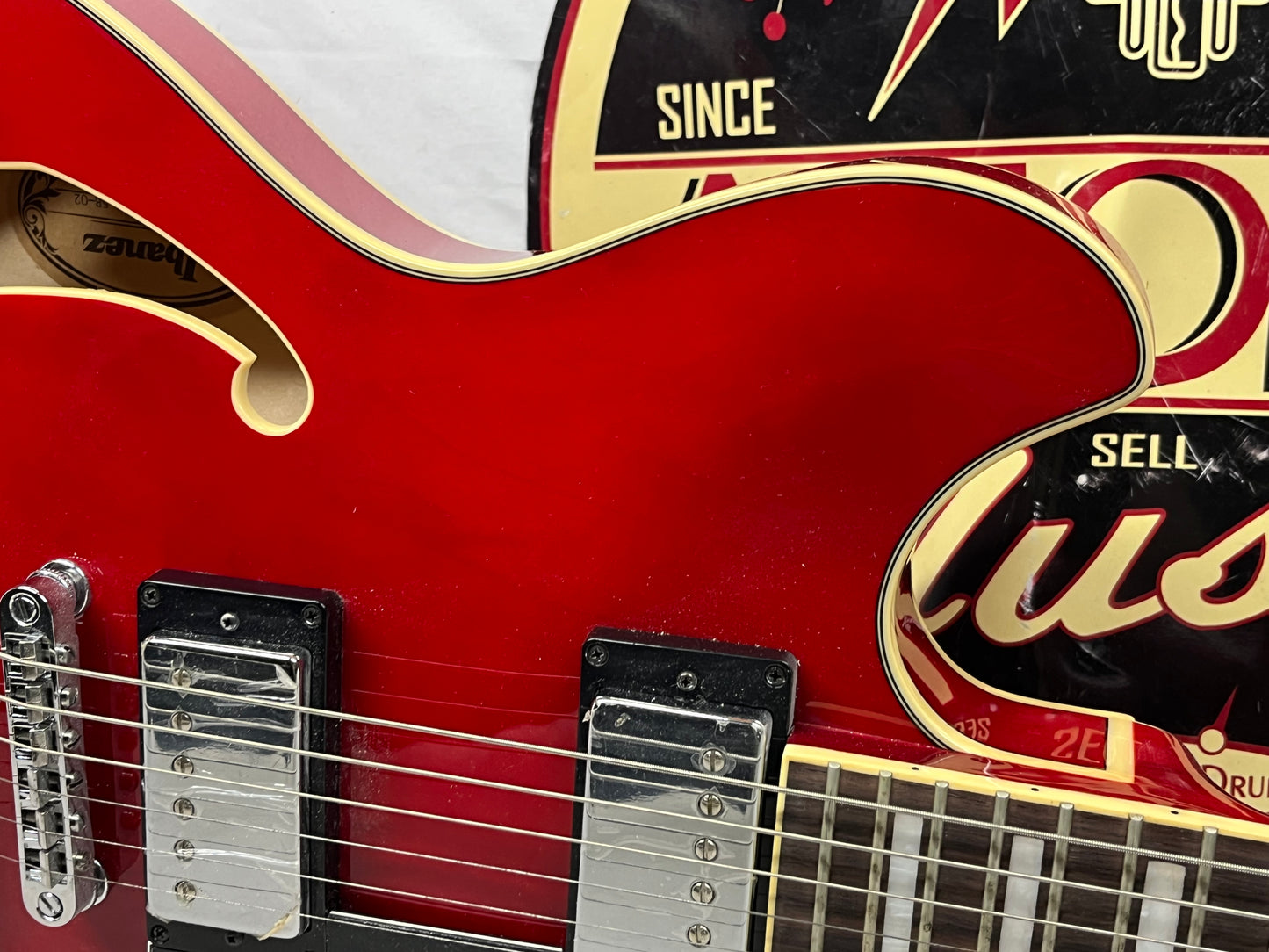Ibanez Artcore Series AS73-TCD Semi-Hollow Body Electric Guitar - Transparent Cherry Red