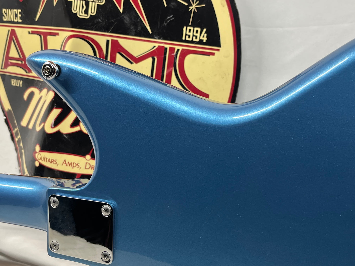 Eastwood Ichiban SharkFin K4L Doublecut Electric Guitar - Nut has been Raised!