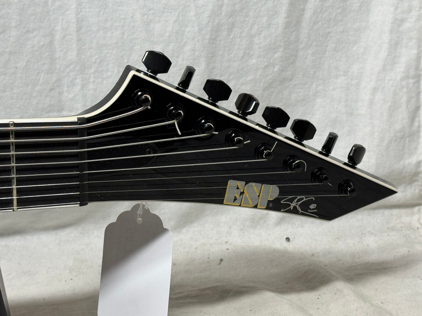 ESP Signature Series ESTEFB8 BLKFI STEF B-8 Stephen Carpenter (Deftones) Baritone 8-string Guitar with COA + Case - MIJ Made In Japan 2025 - Black