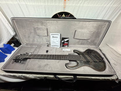 Ibanez BTB Series BTB806MS-TGF 6-string Multiscale Bass with Soft Case 2022 - Transparent Gray Flat