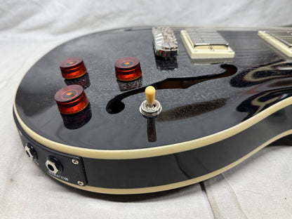 PRS Paul Reed Smith SE HBPEIBDH Hollowbody Standard Piezo Guitar with Case 2024 - Dog Hair Smokeburst