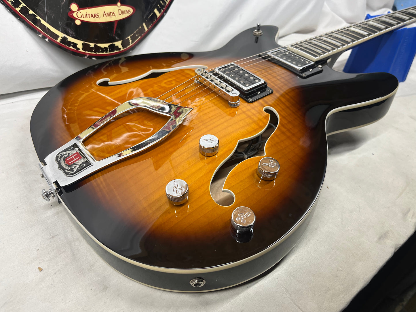 Hagstrom Super Viking Semi-Hollow Body HH Electric Guitar