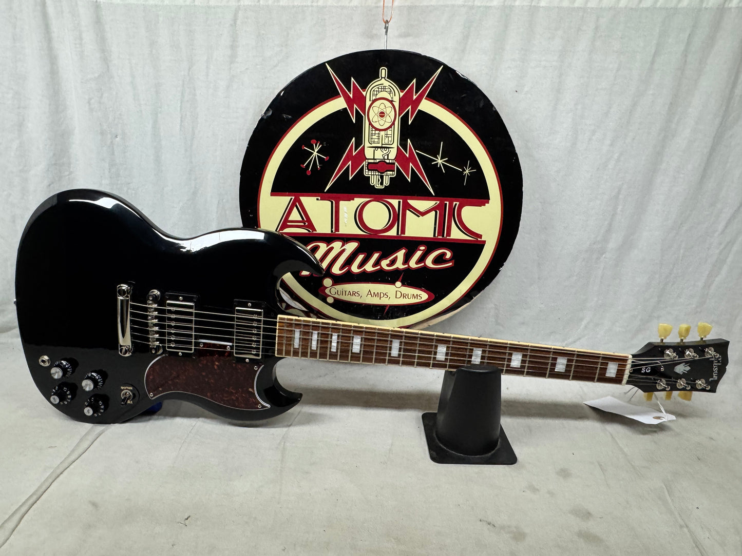 Gibson SESCE19EBNH3 CME Exclusive SG Standard Guitar with Case 2020 - Ebony / Black