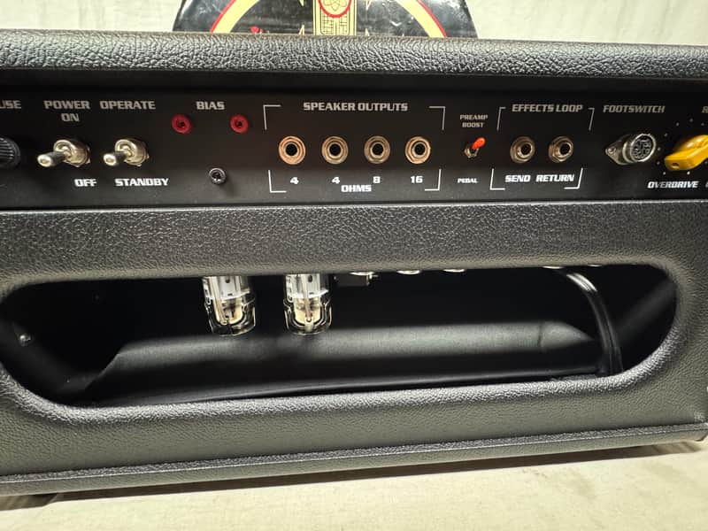 Amplified Nation PF 50W Phoenix Fury 50 Watt Tube Guitar Amplifier Head - Image 10