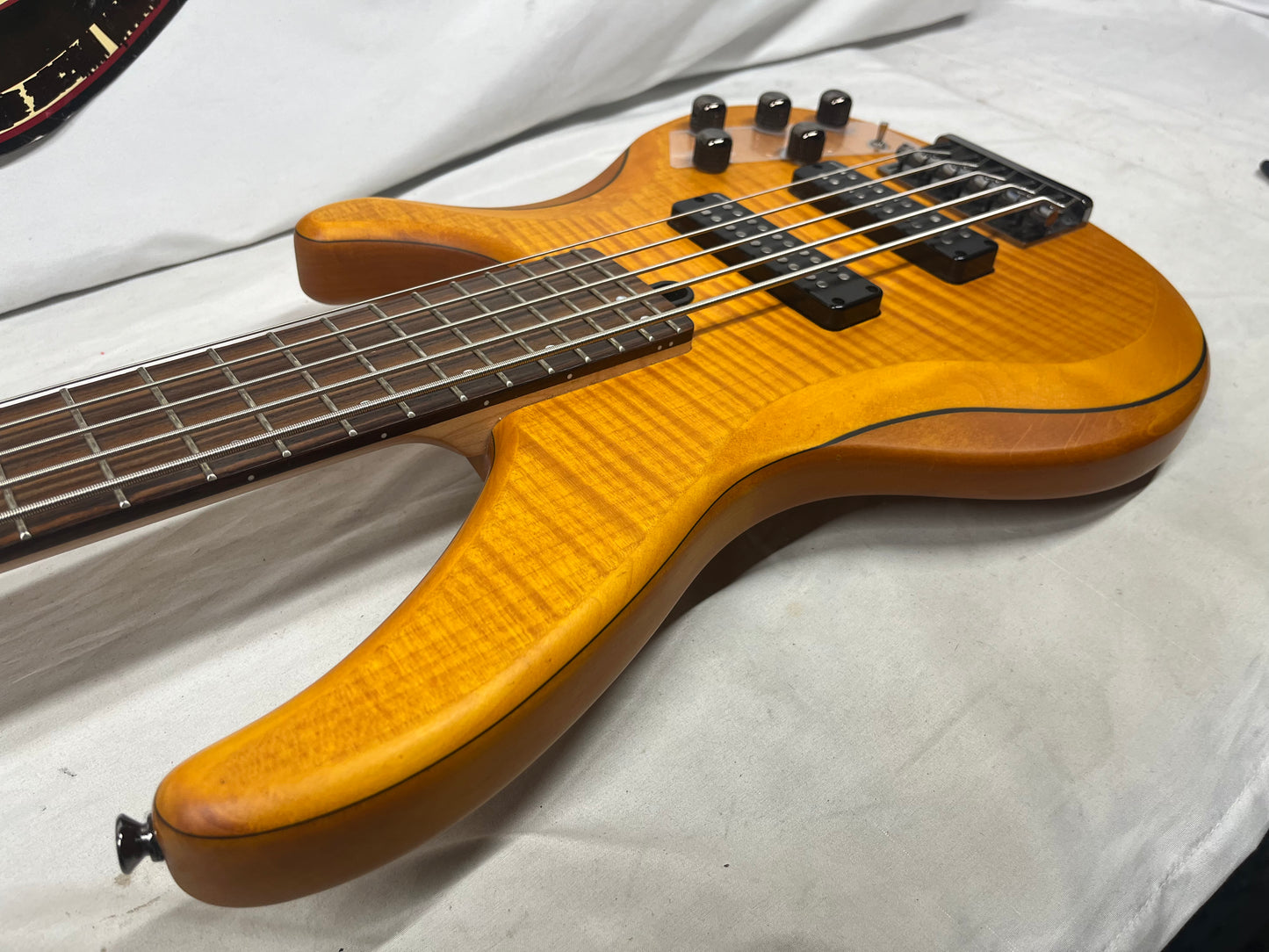 Yamaha TRBX605FM 5-String Electric Bass- Matte Amber
