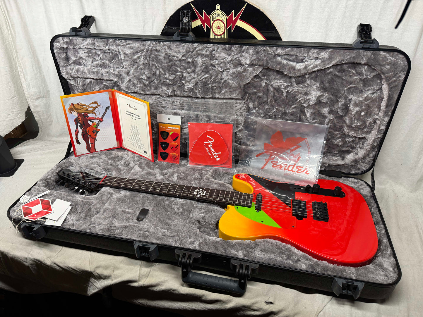 Fender Evangelion Asuka Telecaster Guitar with COA + Case - MIJ Made In Japan 2020 - Asuka red / Rosewood fingerboard - Local Pickup Only