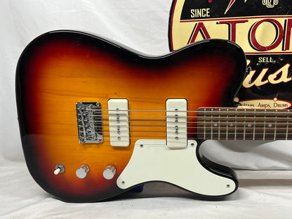 Squier Paranormal Baritone Cabronita Telecaster Tele Electric Guitar - 3-Color Sunburst