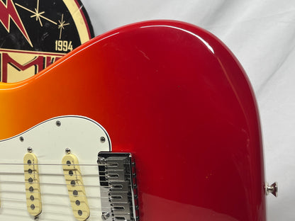 Fender Player Plus Stratocaster Strat Left-Handed Lefty Electric Guitar MIM - Made in Mexico - Tequila Sunrise