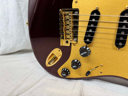 Fender Chuck Levin's Washington Music Center 60th Anniversary American Stratocaster Guitar 2018 -- 1 of 30!! - Bordeaux Metallic