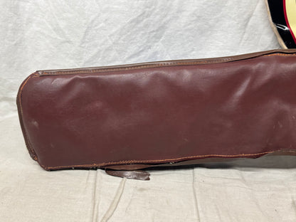 Artistic Products Company (Victoria) Vintage Plasti-Leather (Leather/Vinyl) Gig Bag 1950s - Brown