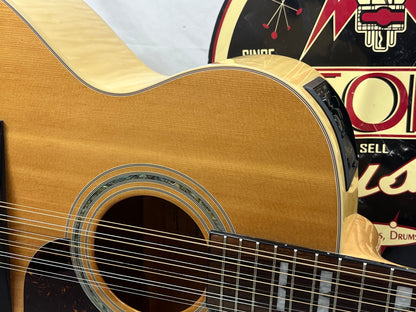 Takamine EG523SC-12 12-String Acoustic Electric Guitar - Crack in the Back