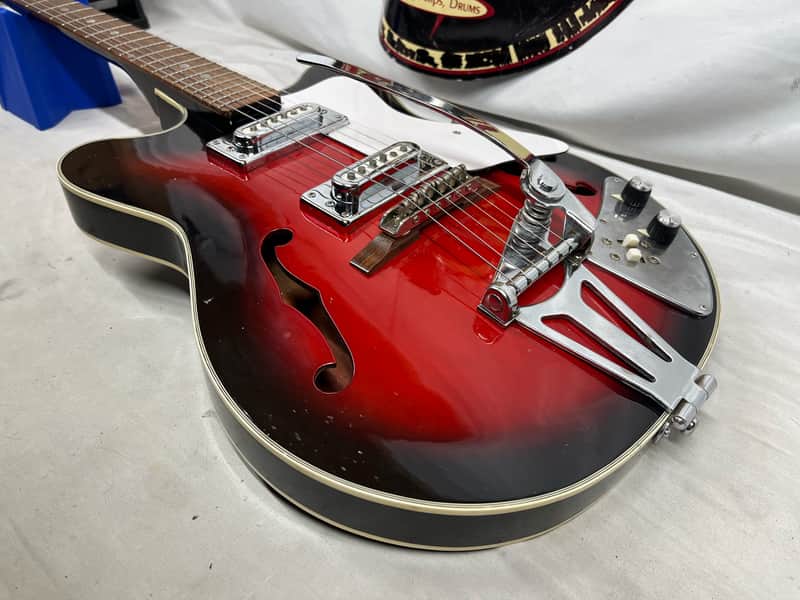 Teisco Imperial Hollow Body Electric Guitar - Image 19