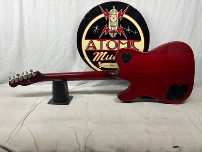 Squier Master Series Chambered Telecaster Electric Guitar 2005 - Crimson Red Transparent