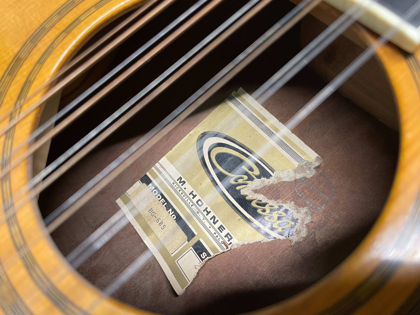 Hohner HG-685 12-string Acoustic Guitar - Local Pickup Only
