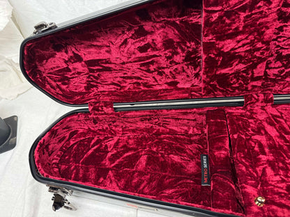 Crossrock CRF1000GSTBK CRF1000 GST BK Fiberglass Guitar Case for S-style & T-style Guitars