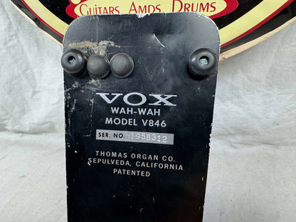 Vox Thomas Organ V846 Wah Wah Pedal with TDK inductor Vintage!