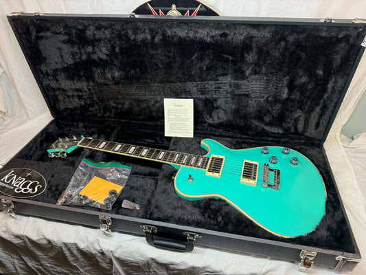Knaggs DR-DOUG Doug Rappoport Signature Model Kenai Singlecut Guitar with Case - Sea Foam Green