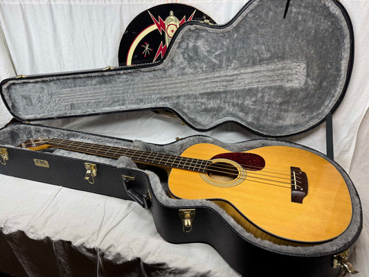 Sigma Guitars STB-ME Acoustic-Electric Bass with Case - MIK Made In Korea 1992 - Natural
