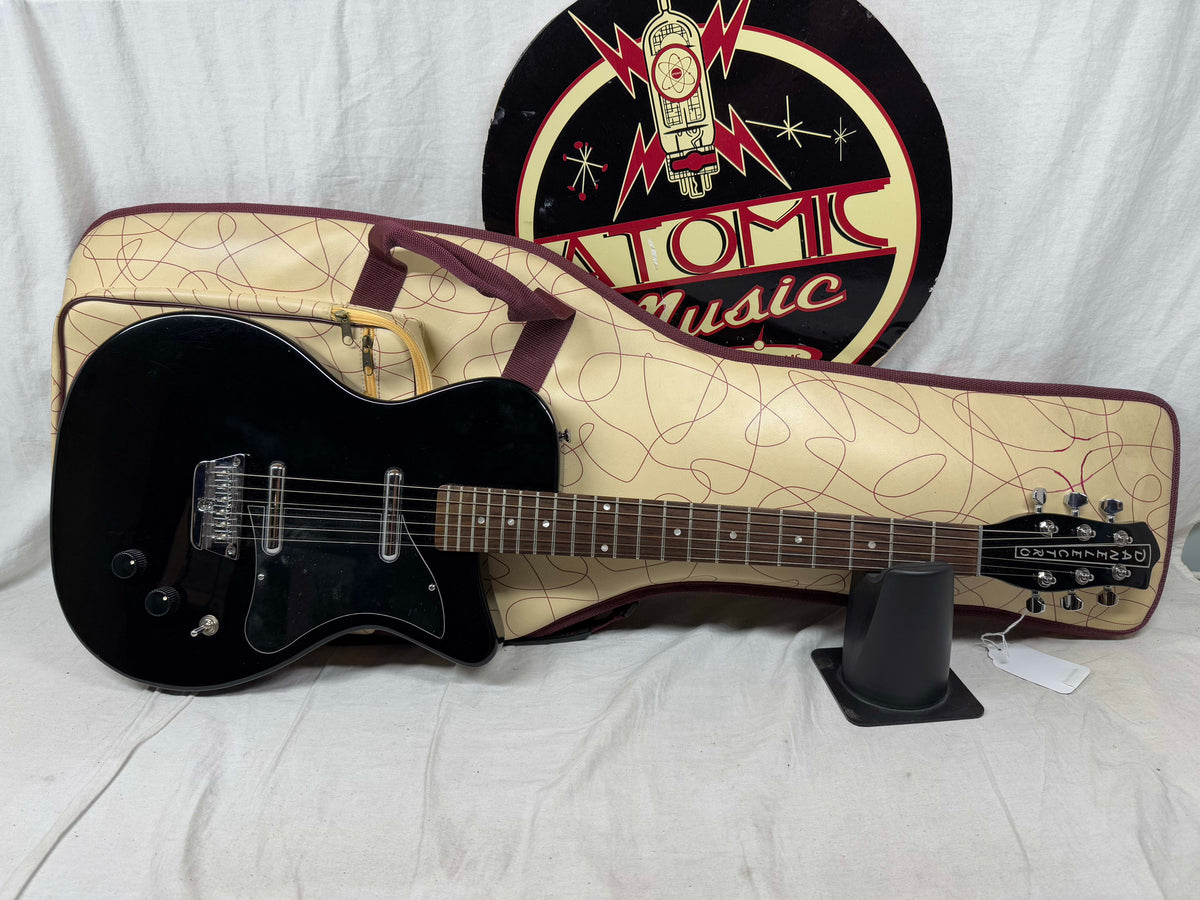 Danelectro '56 U2 Pro Guitar with Gig Bag Reissue - Black