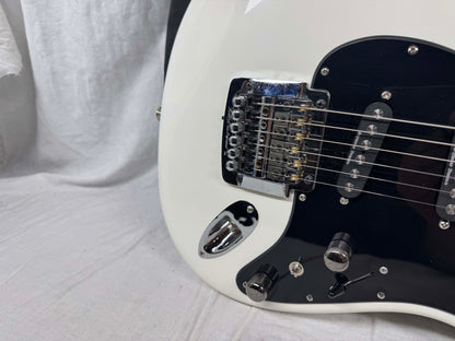 Fender American Performer Stratocaster Guitar with Rexylab Ultimate Strat upgrades/mods + Case 2023 - Arctic White / Rosewood fingerboard