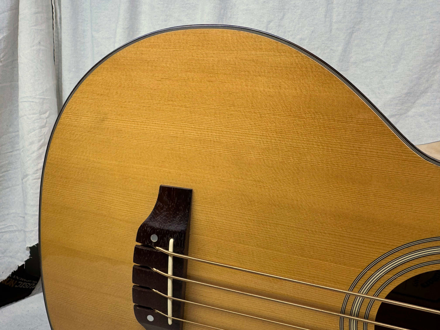 Sigma Guitars STB-ME Acoustic-Electric Bass with Case - MIK Made In Korea 1992 - Natural