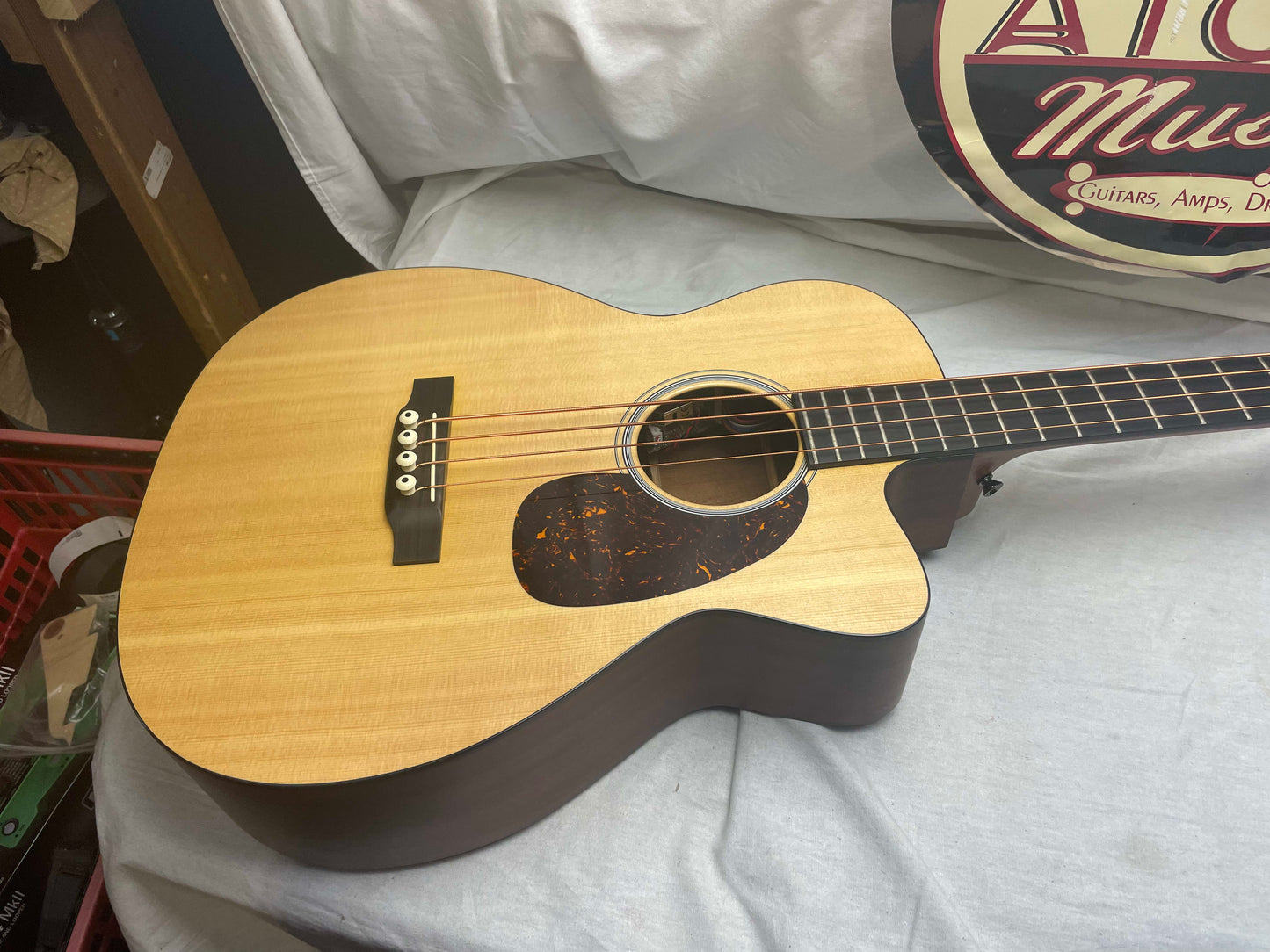 Martin BCPA4 Acoustic-Electric 4-string Bass Guitar with Case